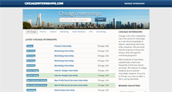 Desktop Screenshot of chicagointernships.com